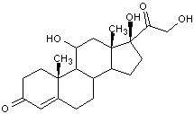 氫化可的松結(jié)構式